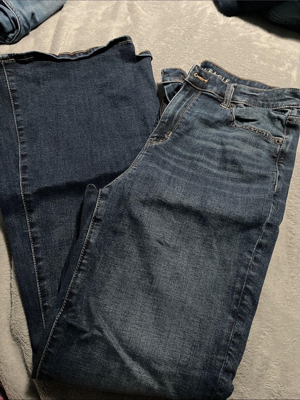 American Eagle Outfitters Dark Blue Flare Jeans
